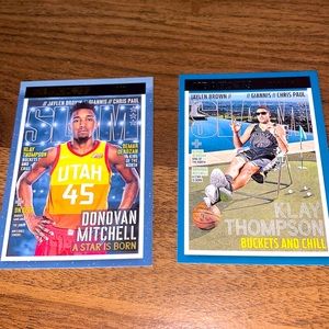 Klay Thompson, and Donovan Mitchell slam